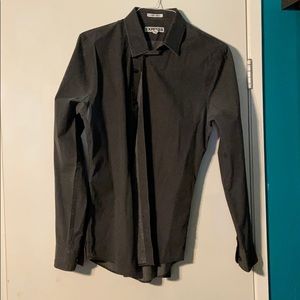 Casual buttoned down with dots